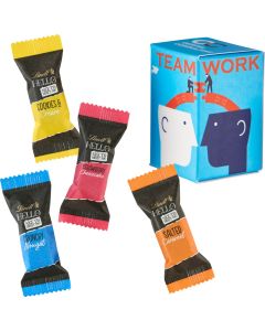 Mini Promo-Tower mit Hello Mini Stick Mix von Lindt