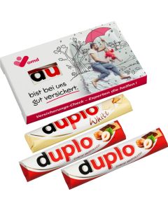 3 er Duplo-Pack (mit Sichtfenster mit 2 Duplo klassisch und 1 Duplo weiß)