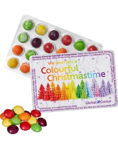 Kleinster (Advents-) Kalender der Welt mit SKITTLES® Original Fruity Candy