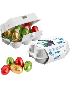 6er Ostereier-Karton mit Ferrero Küsschen Eiern