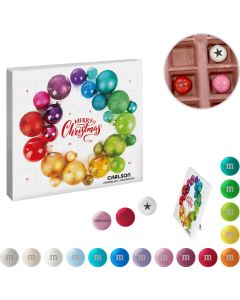 reinpapier® Mini-Adventskalender mit personalisierten M&M'S® Schokolinsen