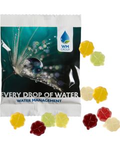 Fruchtgummi Standard 20 g, VEGAN im kompostierbaren Tütchen