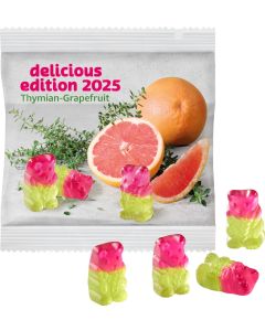 Vegane Thymian-Grapefruit Bärchen im kompostierbaren Tütchen