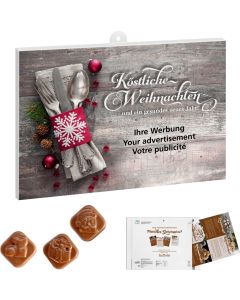 Werbeeinleger Adventskalender - personalisierbares Standardmotiv