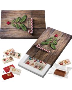 Schoko-Naps-Schuber-Adventskalender - personalisierbares Standardmotiv