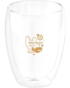 Set aus 2 isothermischen Glasbechern Machiato