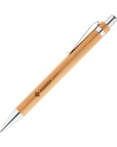 Schreibset mit Kugelschreiber und Minenbleistift aus Bambus Greeny