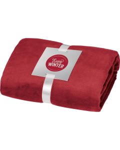 Fleecedecke Dyleaf mit Personalisierungskarte 240 g/m²