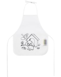 Kinderschürze zum Ausmalen Nilo