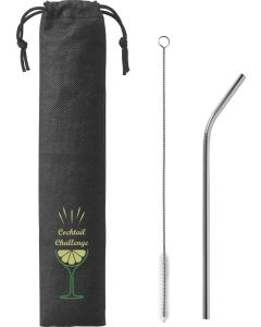 Wiederverwendbarer Strohhalm Cocktail aus Edelstahl