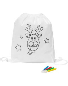 Weihnachtlicher Turnbeutel zum bemalen Glencoe