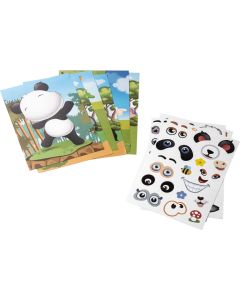 Sticker-Set mit sechs Blättern Madagascar