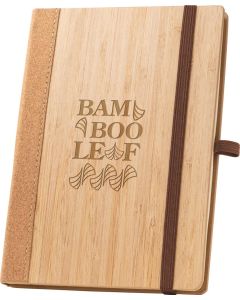 A5-Notizbuch mit festem Einband aus Bambus- und Korkblättern Orwell