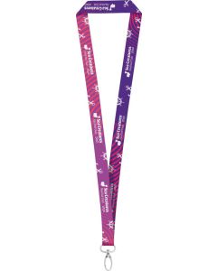Sublimationslanyard aus Polyester mit Karabiner Manila