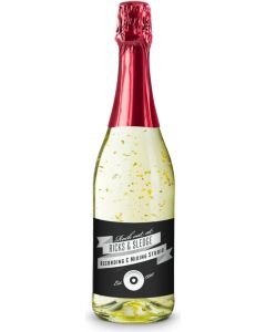 Golden Flakes – Flasche klar, 0,75 l