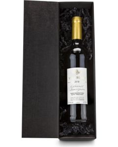 Präsenteset: Rotwein im schwarzen Geschenkkarton