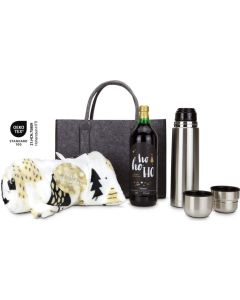 Präsenteset: Gemütliche Filztasche