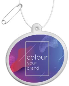 RFX™ H-09 ovaler reflektierender PVC-Anhänger