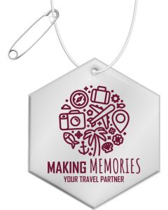 RFX™ H-12 sechseckiger reflektierender TPU-Anhänger