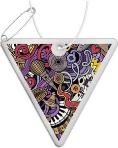 RFX™ H-12 reflektierender PVC-Anhänger Dreieck