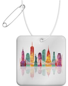 RFX™ H-20 quadratischer reflektierender PVC-Anhänger