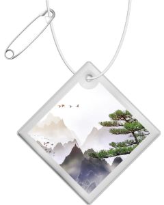 RFX™ H-20 Diamant reflektierender PVC-Anhänger groß