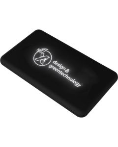 SCX.design P29 5000 mAh Solar-Taschenpowerbank mit Leuchtlogo