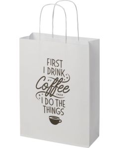 Kraftpapiertasche 120 g/m² mit gedrehten Griffen – mittel