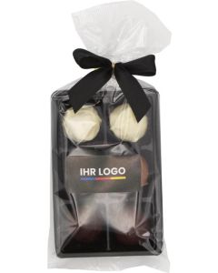 6er Pralinen alkoholhaltig - inkl. Werbedruck