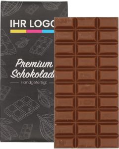 Schokoladetafel in Kartonage - inkl. Werbedruck