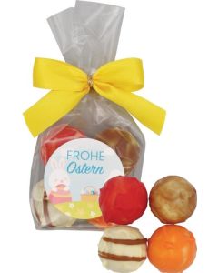4er Osterpralinen mit Aufkleber - inkl. Werbedruck