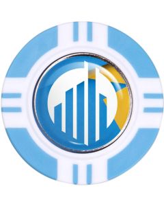 Poker Chip Golfballmarker Vegas - inkl. Doming