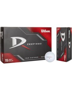 Golfball Wilson Deep Red - inkl. Digital Druck