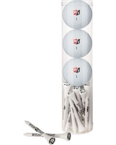 Golf-Set Premium Geschenk-Röhre 4 - inkl. Digital Druck