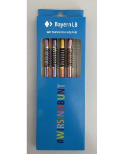 4er Set Turtleneck® Straw in Faltschachtel, inkl. Lasergravur