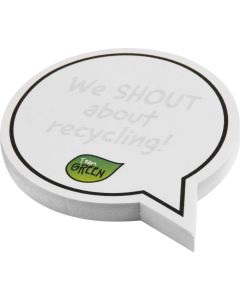 Sticky-Mate® sprechblasenförmige recycelte Haftnotizen