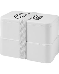 MIYO Pure Doppel-Lunchbox, antimikrobiell