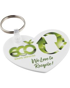 Tait Schlüsselanhänger in Herzform aus recyceltem Material