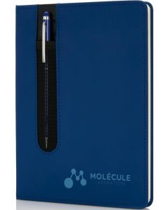 Basic Hardcover PU A5 Notizbuch mit Stylus-Stift