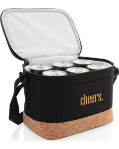 Two-Tone Kühltasche mit Korkdetails