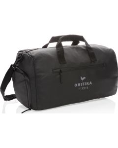 Fashion schwarze Wochenendtasche, PVC-frei