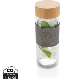 Impact doppelwandige Borosilikatglas-Flasche