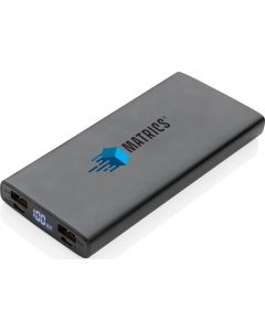 18W PD Powerbank mit 10.000 mAh aus Aluminium
