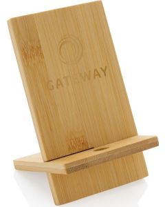 Telefonständer aus Bambus in Kraftkarton