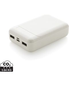 10.000 mAh Powerbank aus RCS Standard recyceltem Kunststoff
