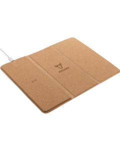 Wireless 10W Kork-Mauspad mit Ladefunktion und Ständer