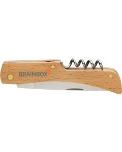 Holzmesser mit Korkenzieher