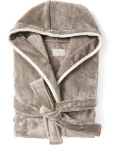 VINGA Louis Luxus Plüsch GRS rPET Bademantel Größe S/M