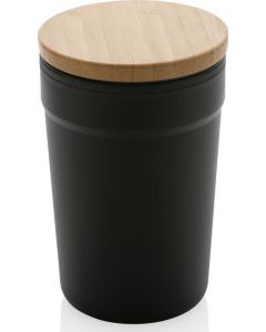 GRS rPP-Becher mit Bambusdeckel