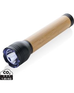 Lucid 5W Taschenlampe aus RCS recyceltem Kunststoff & Bambus
